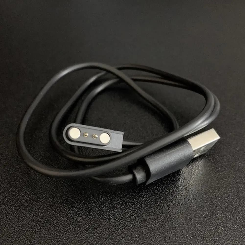 Magnetic Charge Charging Cable For Smart Watch For 2 Pins 2.84/4/7.62mm Distances Black Novel USB Power Charger Cables Universal - 5