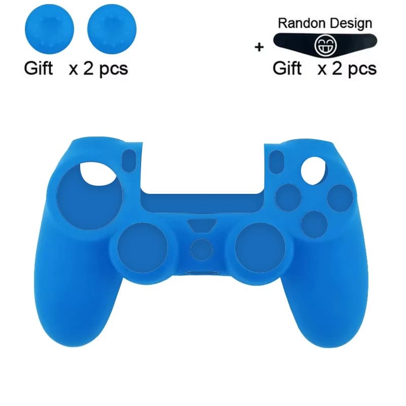 غطاء حماية سيليكون من DATA FROG ليد تحكم PS4 - غطاء ناعم مقاوم للانزلاق ليد تحكم PS4 / PS4 Pro / PS4 Slim - 2