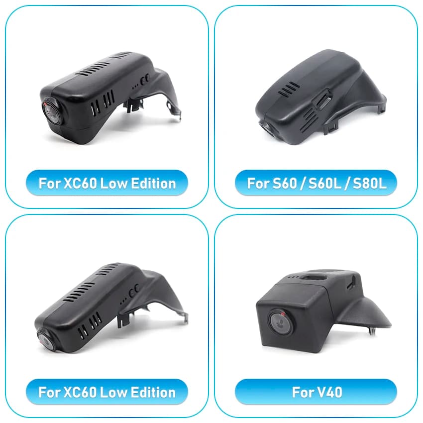 HD 4K 2160P داش كاميرا سيارة DVR مسجل فيديو ل فولفو XC40 XC60 XC70 XC90 V40 V60 V90 S60 S90 S80 S80L C40 ل بولستار 2 - 4