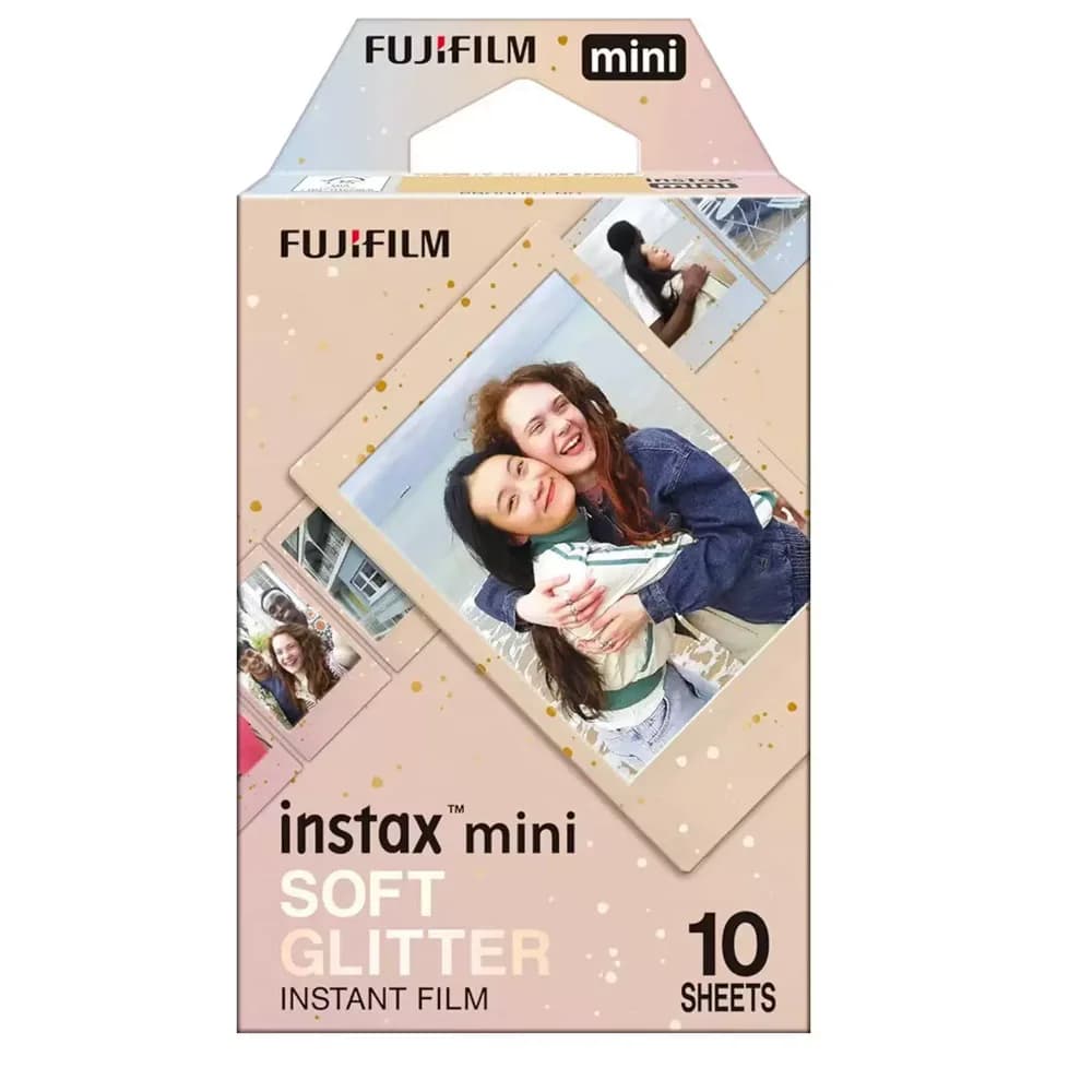 Fujifilm Soft glitter Instax Mini Color Film Photo Paper 10 20 30Sheets For Fuji Mini 12 11 9 7s 25 26  90 Instant Camera SP-1 2 - 3