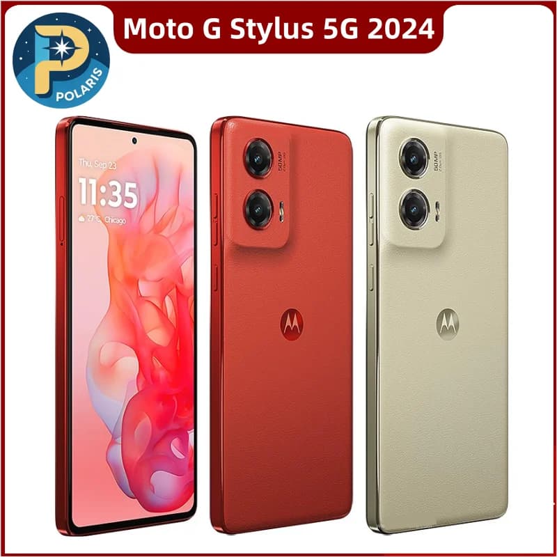 موتورولا موتو جي ستايلس 5 جي إكس تي 2419 (2024) أصلي، 8 جيجابايت + 128 جيجابايت ذاكرة داخلية، شاشة P-OLED مقاس 6.7 بوصة، شريحة واحدة + شريحة إلكترونية، هاتف ذكي مفتوح جديد تقريبًا