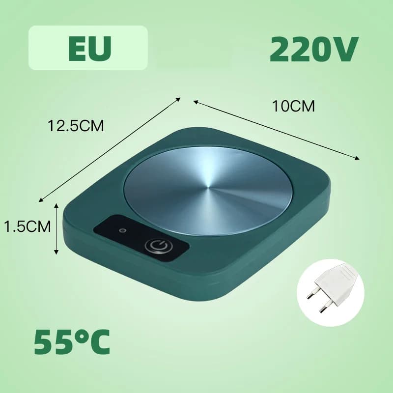 مدفأة أكواب كهربائية مع حصيرة تسخين - هدية مثالية للمنزل والمكتب - 6