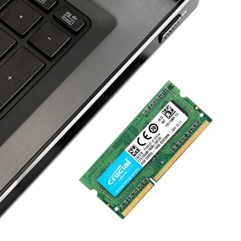 Crucial Notebook DDR3 RAM DDR3L 4GB 8GB SODIMM 1333 1666MHz 204Pin 1.35V/1.5V RAM PC3-10600 12800 FOR Laptop - 2