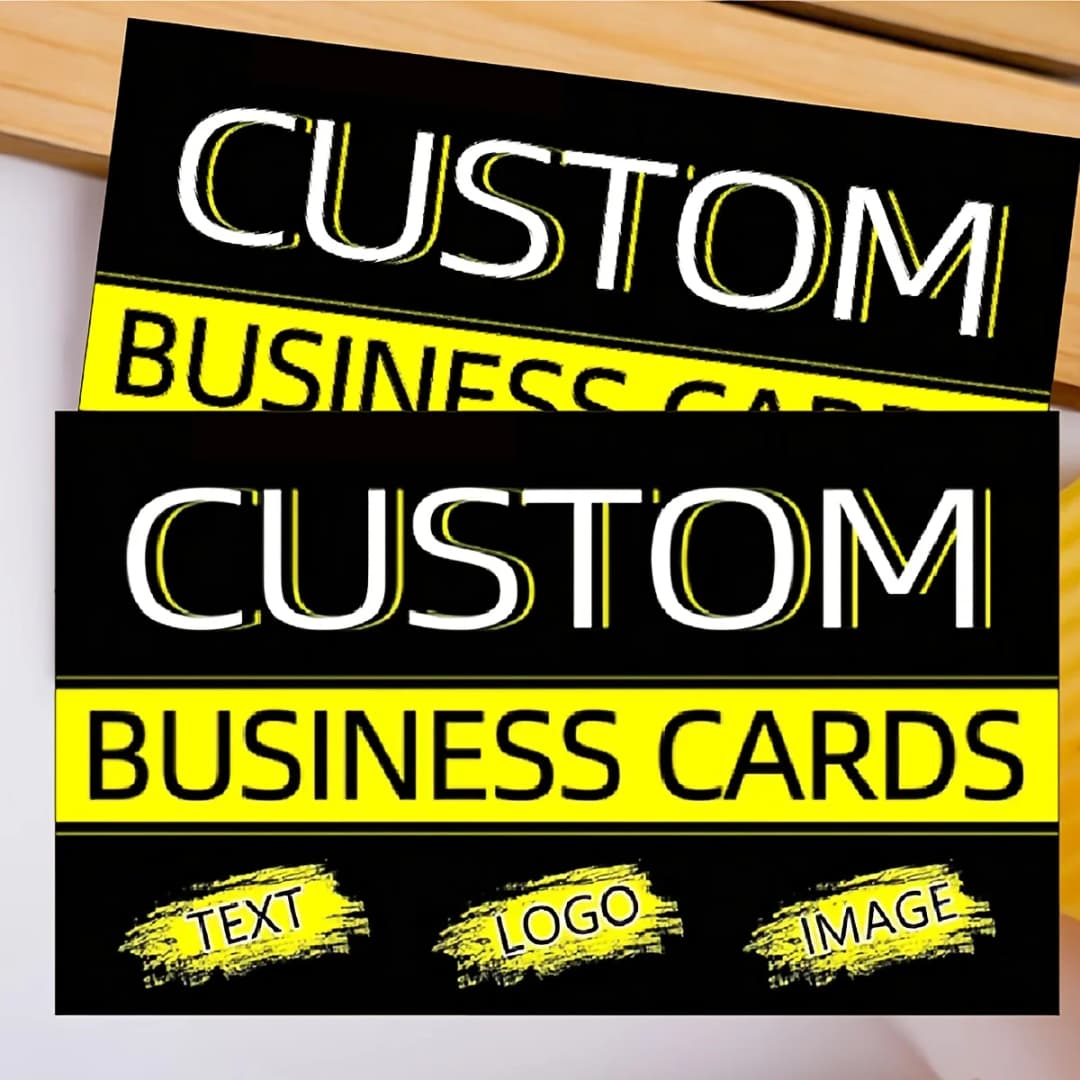 Customized business cards - Adopting the advanced matte finish, and customized thank-you cards are provided. - 3