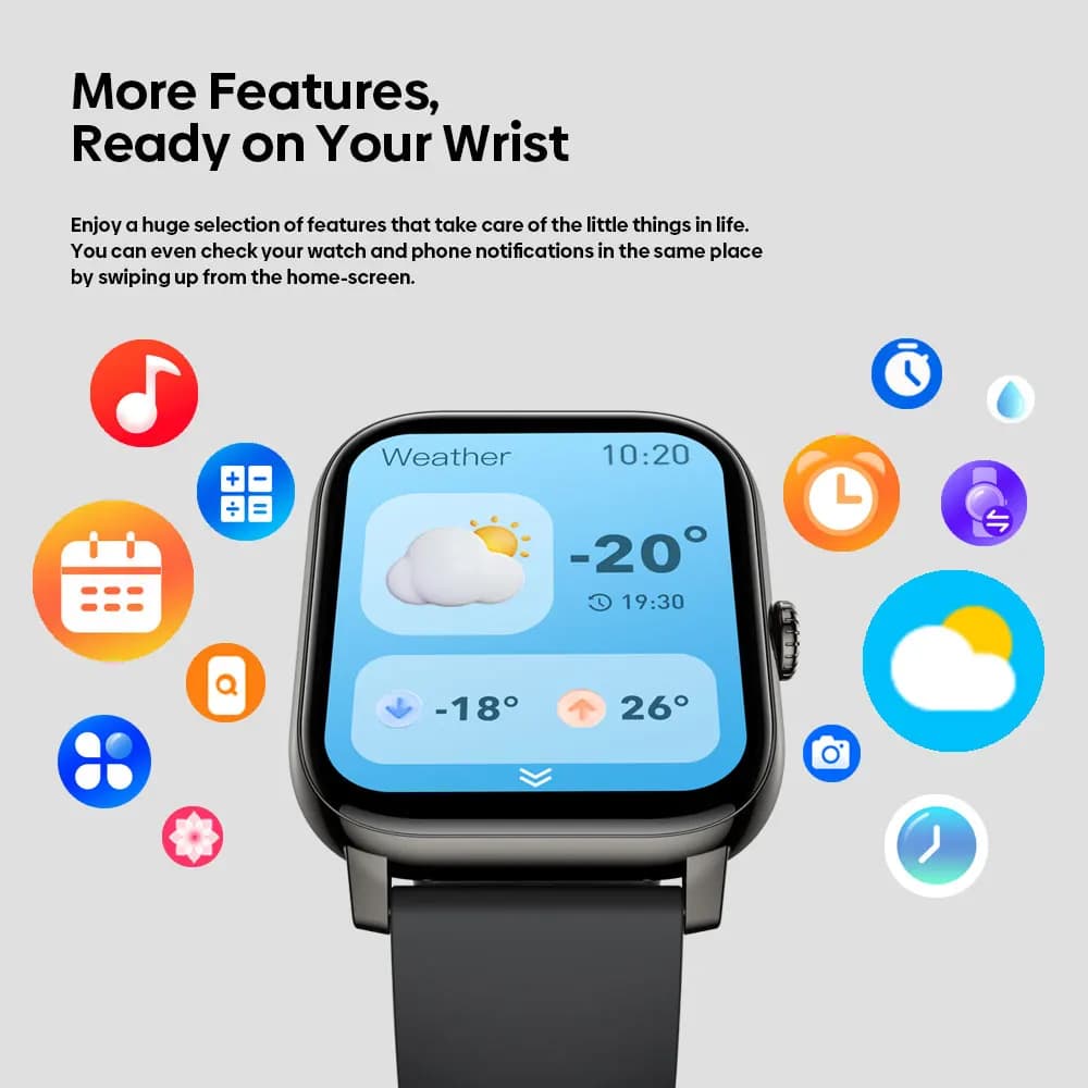 New Zeblaze Btalk Pro Voice Calling Smart Watch 1.91''HD Display Screen Advanced Health Tracking Multiple Sports Mode Smartwatch - 6