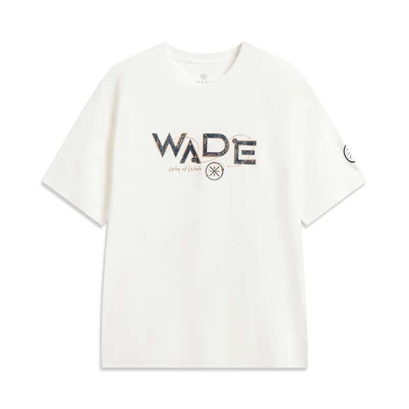 تي شيرت لي نينغ WADE للرجال مقاوم للأشعة فوق البنفسجية 51% قطن 35% بوليستر 14% فيسكوز مقاس عادي قمصان رياضية عصرية AHSW375 - 4