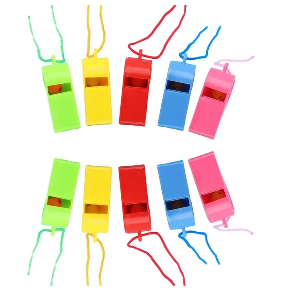 صفارة صغيرة مع حبل للأطفال، صفارات تحكيم لكرة القدم والسلة، أدوات نجاة خارجية - 5