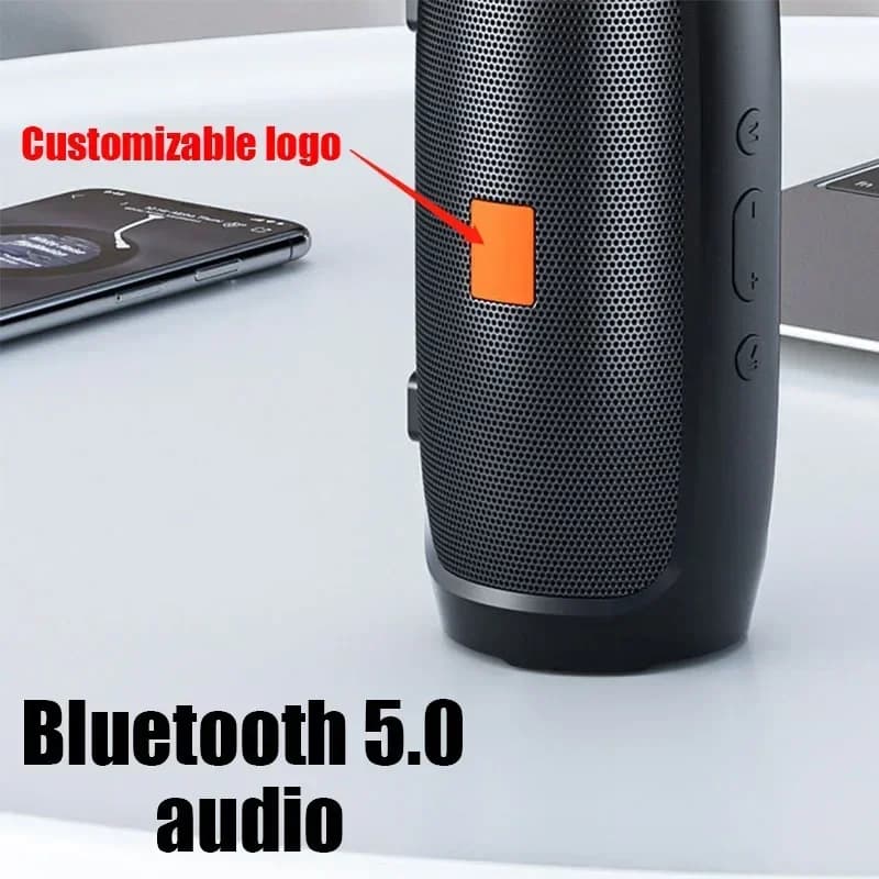 Portable Subwoofer Bluetooth Speakers Outdoor Stereo Surround Waterproof Loudspeaker Wireless Sound Box Support FM Radio TF Card - 3