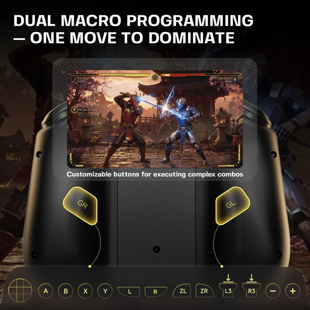 جهاز تحكم لاسلكي NYXI Hyperion 3 لجهاز Switch 2 - 6