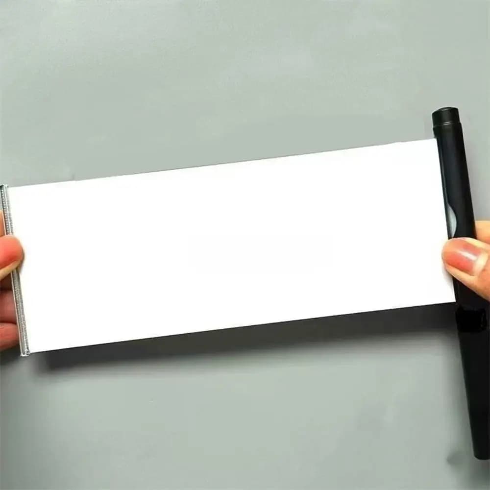 امتحانات وملاحظات قلم غير مرئي قابل للسحب قلم محايد تعليمي قلم سحب الورق قلم معلومات سرية أسود - 2