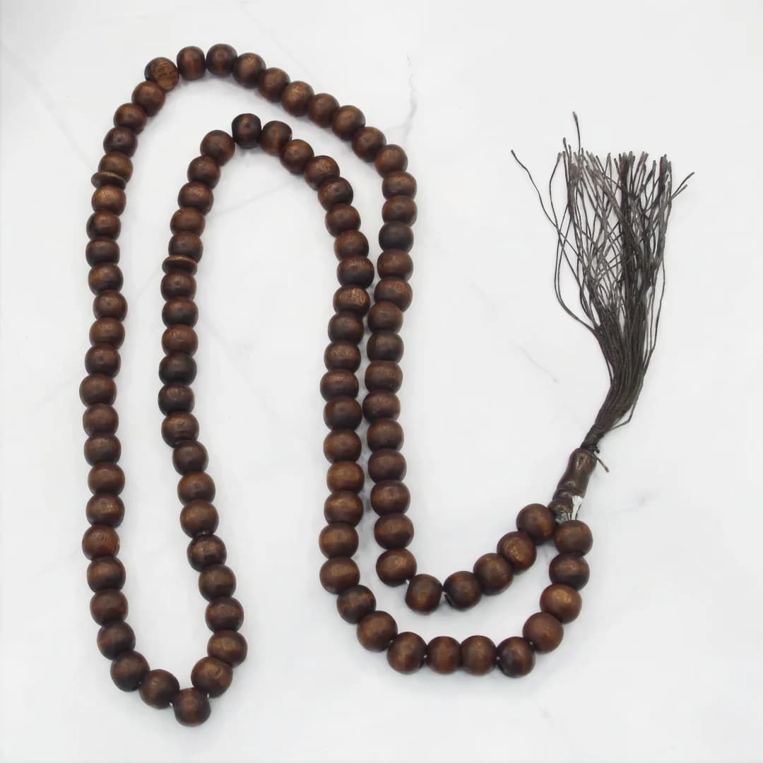 مسبحة صلاة إسلامية من خشب الصندل 99 حبة 10 ملم مسبحة مسلمة مسبحة مسلمة مسبحة مسلمة مسبحة مسلمة مسبحة قلق عداد صلاة