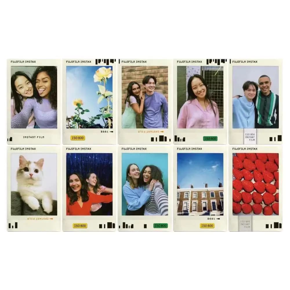 Classic Fujifilm Instax Mini Color Film Instant Photo Slide Colorful Picture Film For Instax Mini 12 11 9 8 40 90 SE Evo Camera - 4