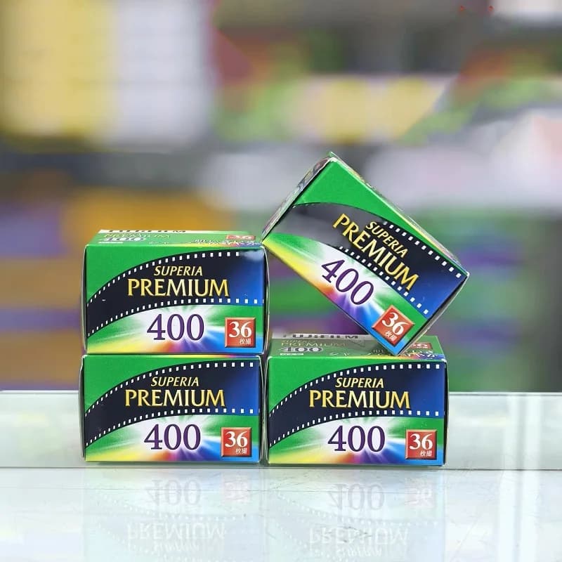 1-5 rolls Fujifilm Superia Premium 400 Color 135 Film 36 Exposure Xtra 400 Upgrade Edition For 135 FCamera - Expiry Date:2027