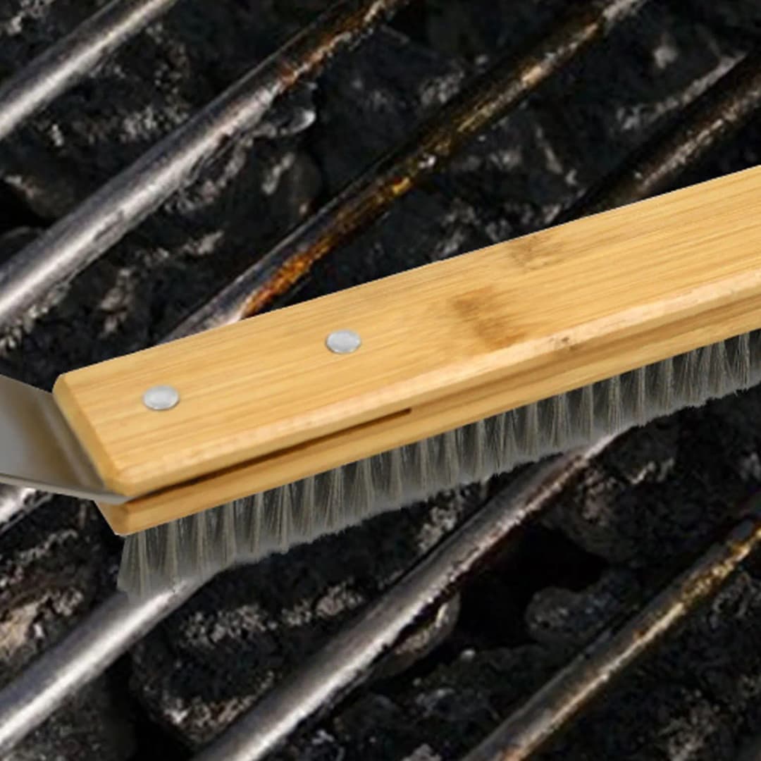 1 قطعة/الوحدة جديد المحمولة فرن البيتزا فرشاة تنظيف طويلة سهلة التنظيف شعيرات صلبة فرشاة شواء لتنظيف شواية فرن البيتزا - 5