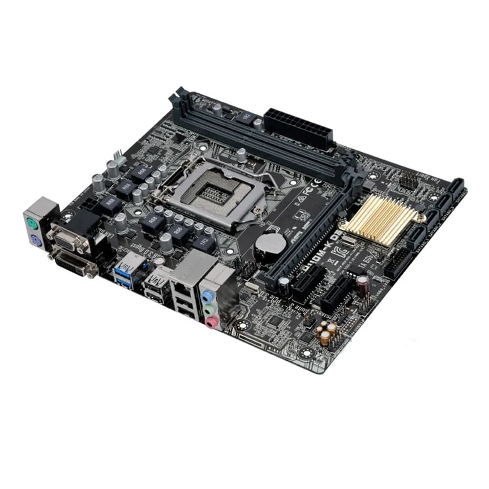 ASUS H110M-K CPU Socket DDR3 LGA1151 SATA Motherboard - 3