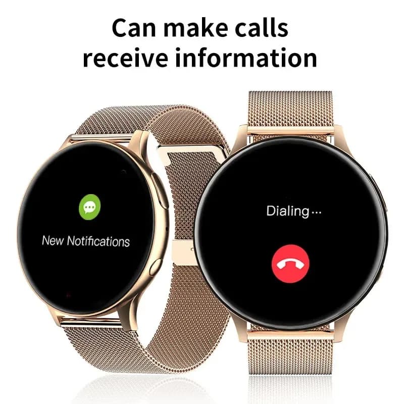 LIGE Women's Smartwatch Heart Rate Monitor NFC Door Unlock Bluetooth Call Music Play Voice Assistant Smartwatch For Android IOS - 5