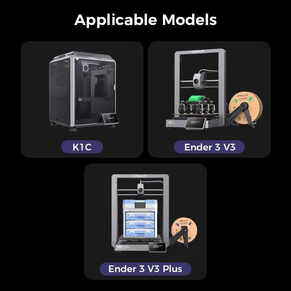 فوهة K1C من Creality، 1/3/5 قطع، لـ K1C, K1 Max, K1 SE, Ender 3 V3/3 V3 Plus، مجموعة فوهة استبدال سريع Unicorn، مجموعة فوهة بتدفق عالي - 6