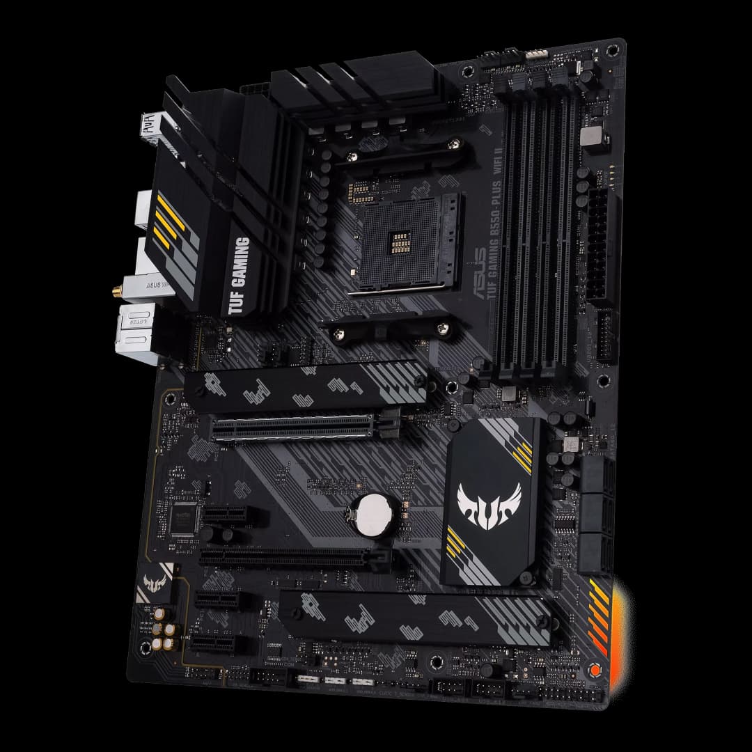 B550 ATX Mainboard ASUS TUF GAMING B550-PLUS WIFI II Motherboard Socket AM4 CPU DDR4 4866(OC) MHz Memory - 3