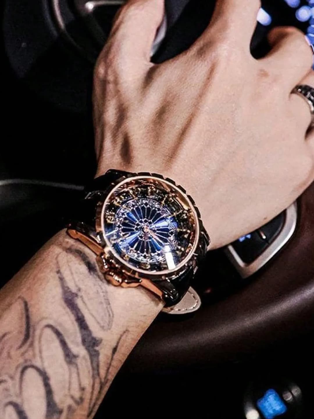 New Fashion Men's Quartz Watch Sports Trendy Men Watch Luxury Personalized Man Watch Large dial Watch Men wrist watches - 6