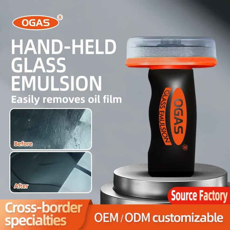 فرشاة تنظيف طبقة الزيت من زجاج السيارة من OGAS، معجون تنظيف طبقة الزيت من الزجاج الأمامي، رغوة تنظيف السيارات دون إتلاف الزجاج، جديد