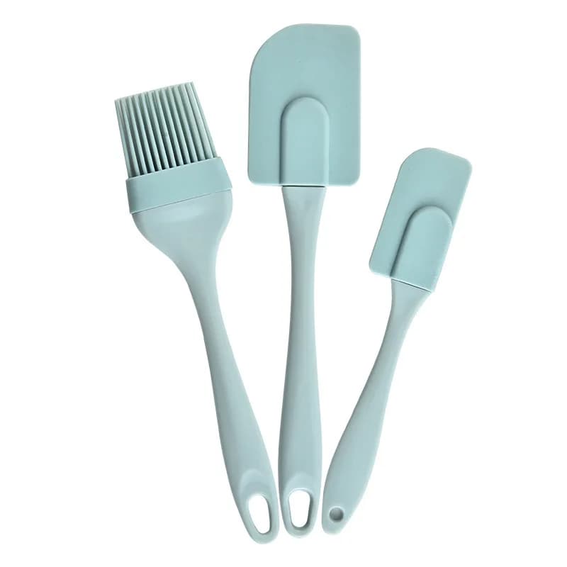 3PCS/Set Cream Scraper DIY Bread Cake Butter Spatula Mixer Oil Brush Kitchen Baking Tool Silicone Spatula Non-stick Kitchen - 4