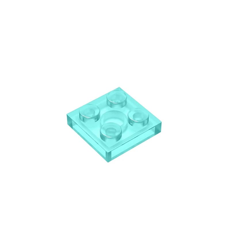 Gobricks 10 قطع MOC طوب تجميع جسيمات لوحة 2 x 2 متوافقة مع 3022 أجزاء تعليمية دي اي واي لعبة إبداع للأطفال - 2