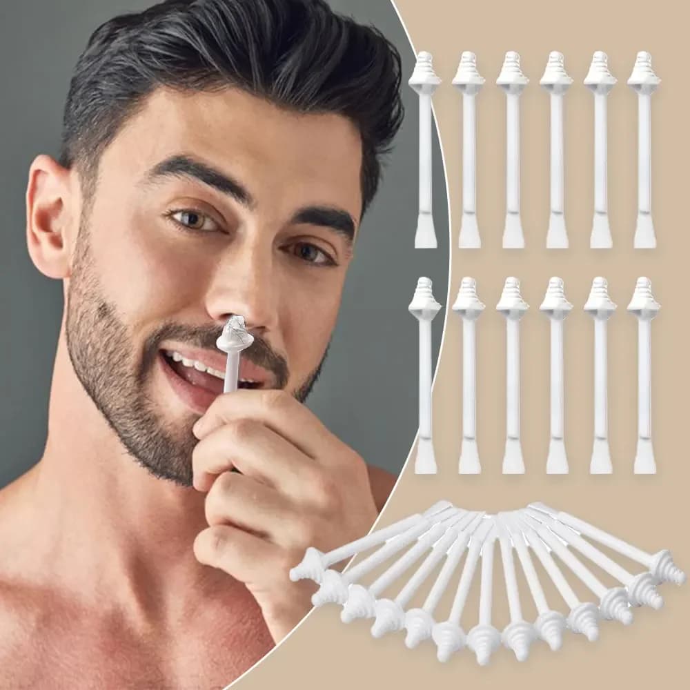 عصي شمع الأنف 100/60/40/10 قطعة أدوات إزالة شعر الأنف بلا ألم إكسسوارات شمع آمنة من شمع العسل - 3