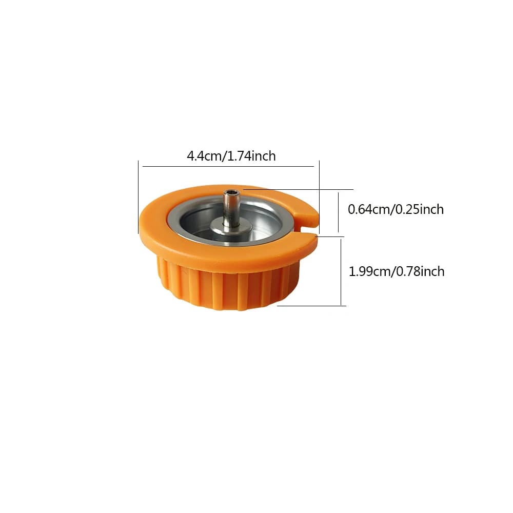 Outdoor Camping Gas Tank Adapter Cassette Interface Threaded Gas Tank Adapter Cassette Adapter Thread to Bayonet Converter - 6