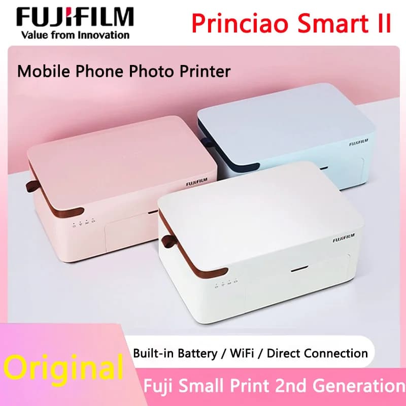 Fujifilm Xiaoqiaoyin Portable Thermal Sublimation Printing Second Generation WIFI Princiao Smart 2 Mobile Phone Photo Printer - 4