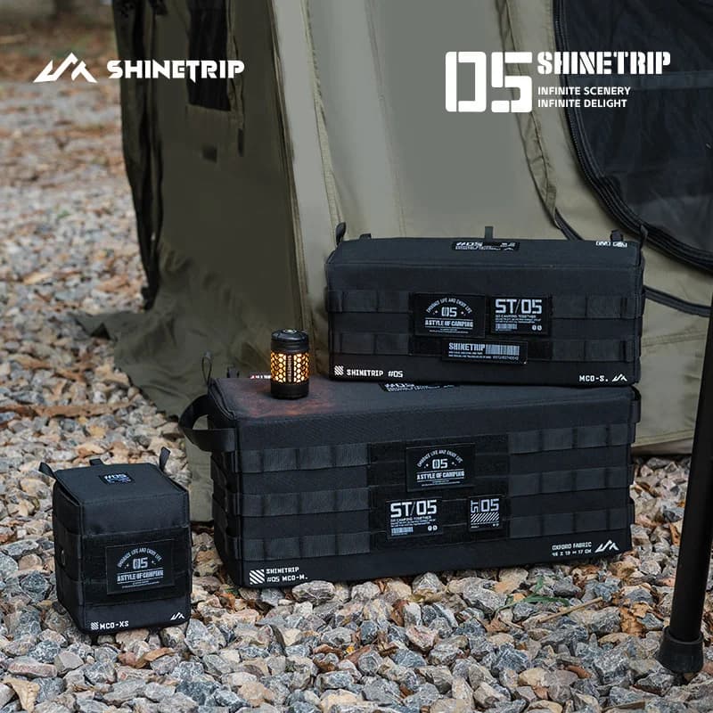ShineTrip 05 Series Tactical Module Bag Oxford Cloth Organizer Storage Bag Camping Table and Chair Side Hanging Bag - 2