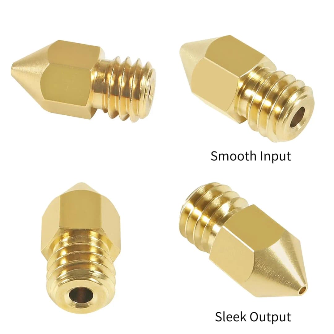 10 قطع فوهات Creality الرسمية 0.4 مم فوهات طارد MK8 مع منظف إبر لـ Ender 3/3 Pro/3 V2، Ender 5/5 Pro، CR-10 - 4