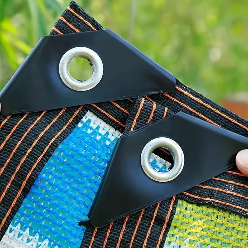 أقمشة شفافة مع حلقات - مشمع شفاف للحدائق الخارجية وحماية نباتات الدفيئة والفناء والسقف والشرفة وبيت الدجاج - 5