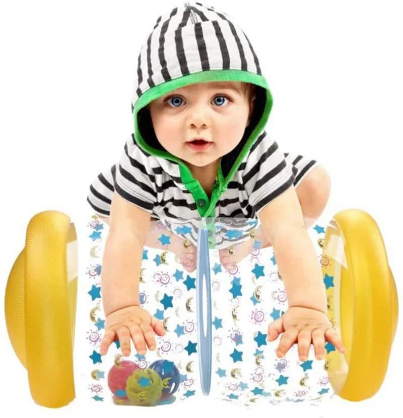 Inflatable Crawling Baby Development Toys 0 12 Months Sensory Game Baby Water Play Mat Baby Rattles Toys For Babies 6 Months - 2