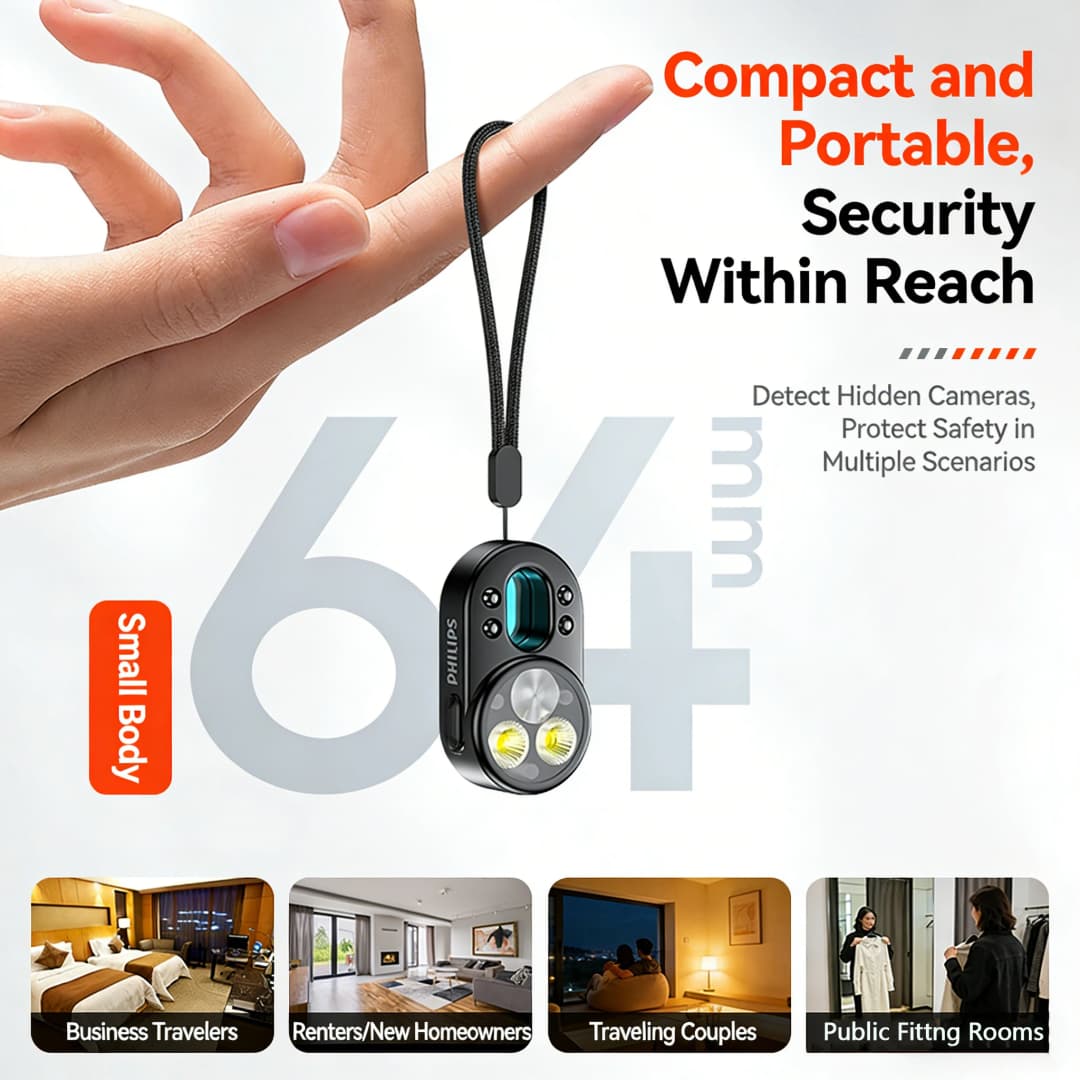 Philips SFL1551 Multi-Functional Compact Portable Flashlight with Backpack Hanging And Pocket Clip Features for Outdoor Reading