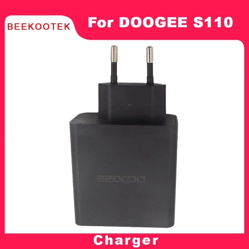 شاحن DOOGEE S110 الأصلي الجديد مع محول شحن سريع رسمي وكابل TYPE-C USB لخط البيانات لهاتف DOOGEE S110 الذكي - 2