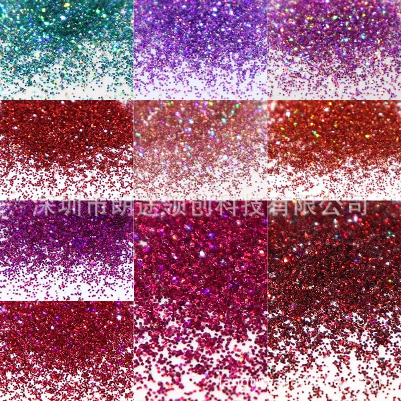 10 جرام/الحقيبة المجسم بريق ناعم مسحوق لملء الايبوكسي الليزر بريق الذهب الفضة غرامة مسحوق DIY بها بنفسك الراتنج قالب ملء الحرف - 6