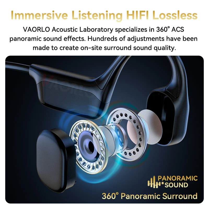 S10 Bluetooth 5.4 True Bone Conduction Headphone HIFI Music Headset 32GB MP3 Player LED Digital Display IPX8 Waterproof For Swim - 3