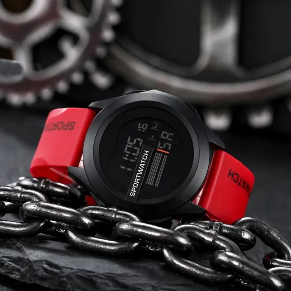 Men's Sports Watches Alarm Clock Multifunction Men LED Digital Watch Waterproof Fitness Sport Electronic Watch for Male Clock - 6