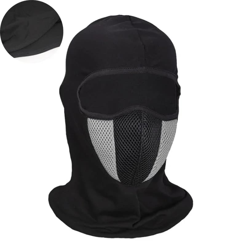 Breathable Balaclava Motorcycle Full Face Masks Skullies Cap Hat Motocross Motorbike Helmet Moto Riding Neck Face Hood Moto Mask - 6