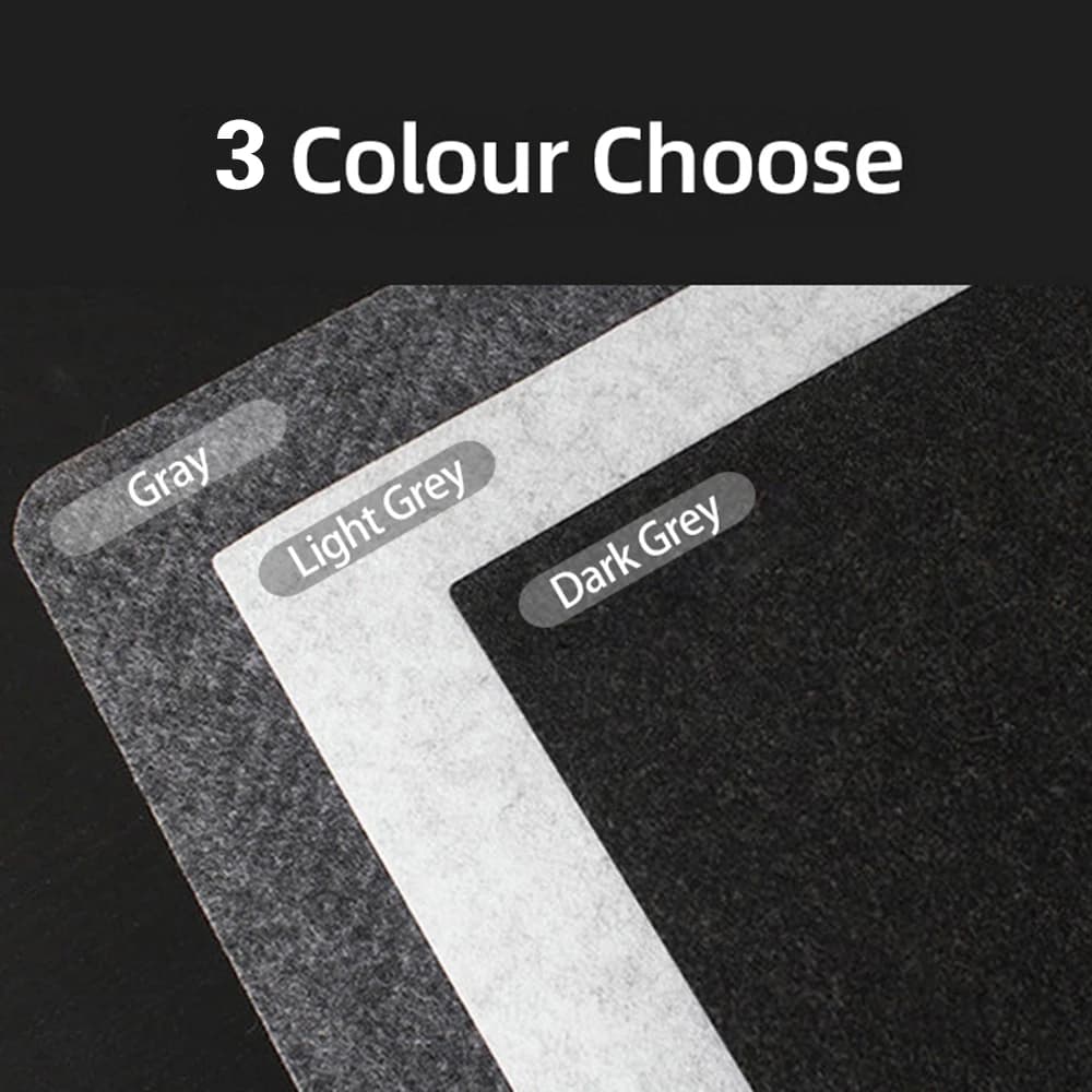 حامية مكتب كمبيوتر كبيرة الحجم، حصيرة من الصوف، قاعدة فأرة، وسادة لاب توب، حصيرة لوحة مفاتيح غير قابلة للانزلاق، إكسسوارات ألعاب - 4