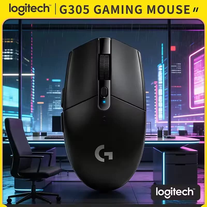 Logitech G305 Lightspeed Wireless Gaming Mouse 6 Programmable Buttons 12000DPI Battery Usb Stock RGB Wireless Mouse Original - 3