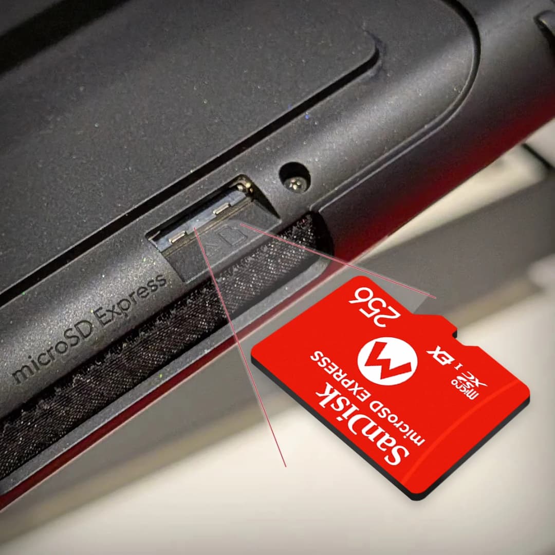 Official SanDisk 256GB MicroSD Express Card for Nintendo Switch 2 880MB/s Read 650MB/s Write PCIe NVMe A2 V30 U3 5.3K Video - 6