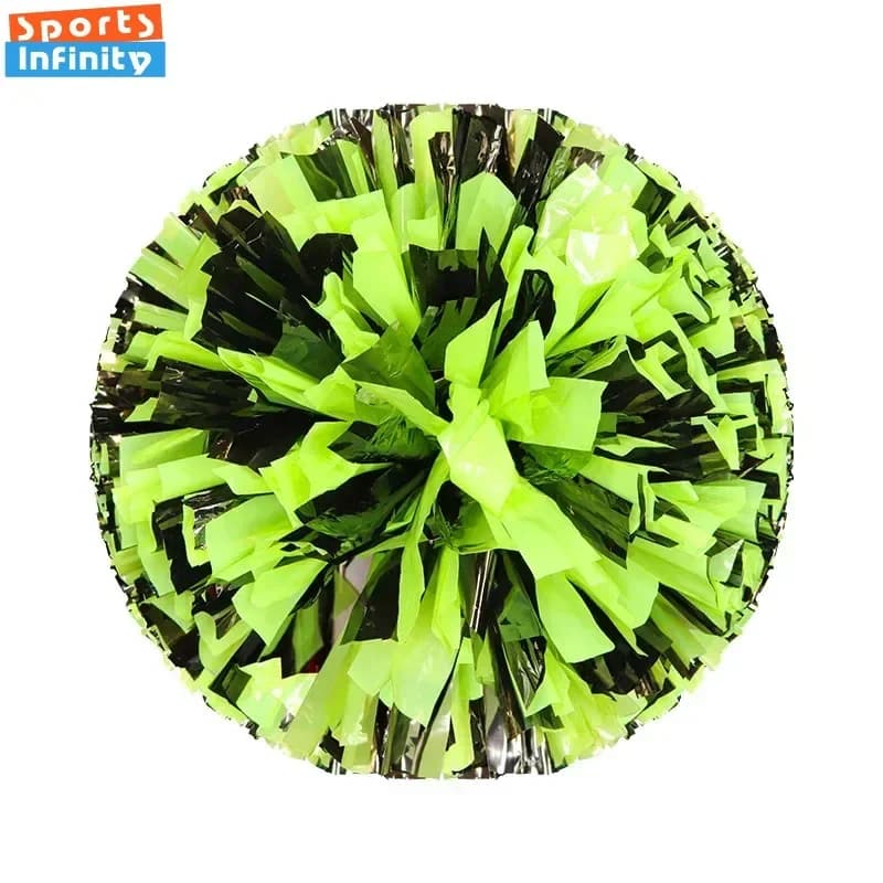 Colorful Cheerleading Pom Poms Girls Kids Finger Cheer Balls Gold Silver Purple Blue Red Green Dance Cheerleading Accessories - 5