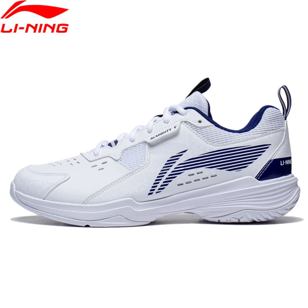 أحذية تدريب الريشة الطائرة من Li-Ning للجنسين مع وسادة ارتداد وتهوية مريحة وأحذية رياضية قابلة للارتداء AYTT001