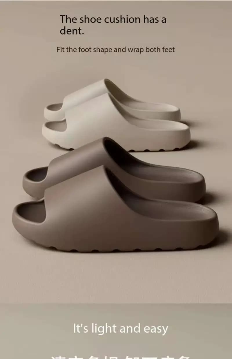 Coconut Slippers Feel like Stepping on Shit Thick-soled Sandals Summer New Non-slip Wearing Sandals - 3