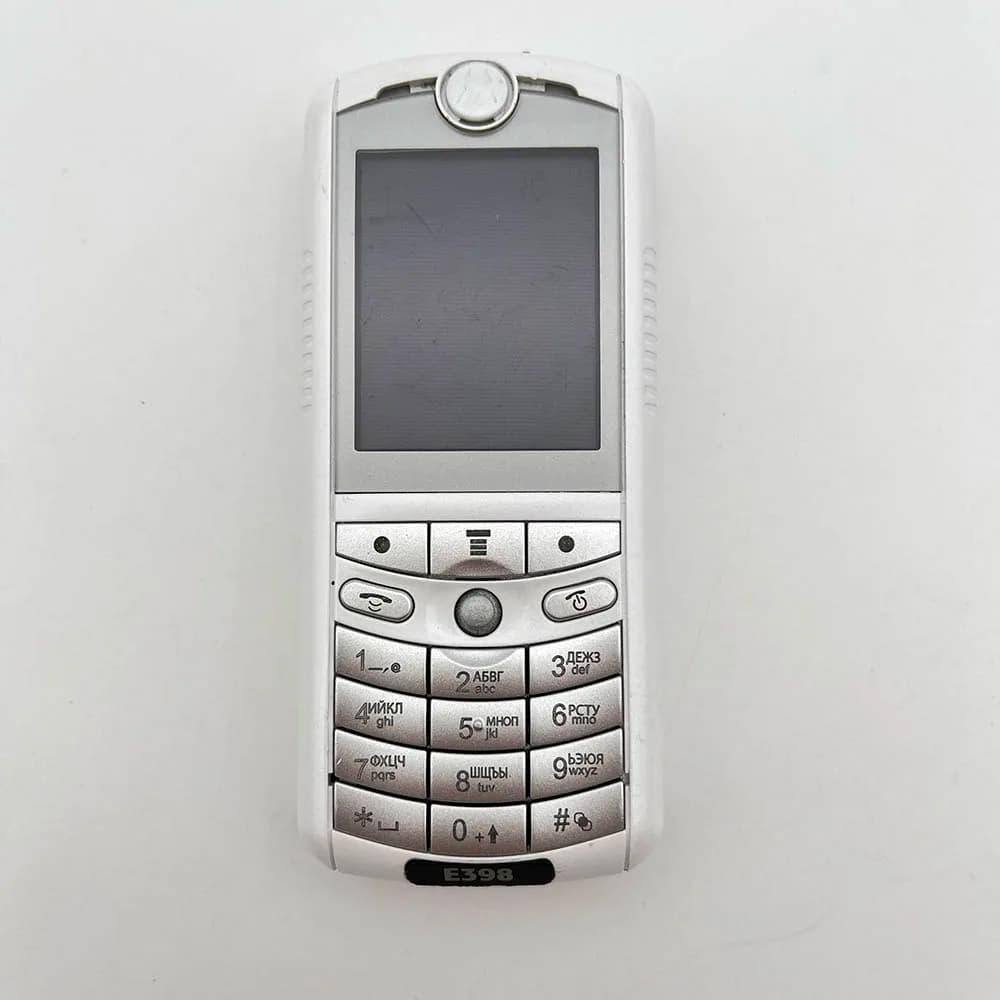 Refurbished Motorola E398 Original E398 0.3MP Detachable Battery 830mAh Cell Phone Wholesale Free shipping - 4