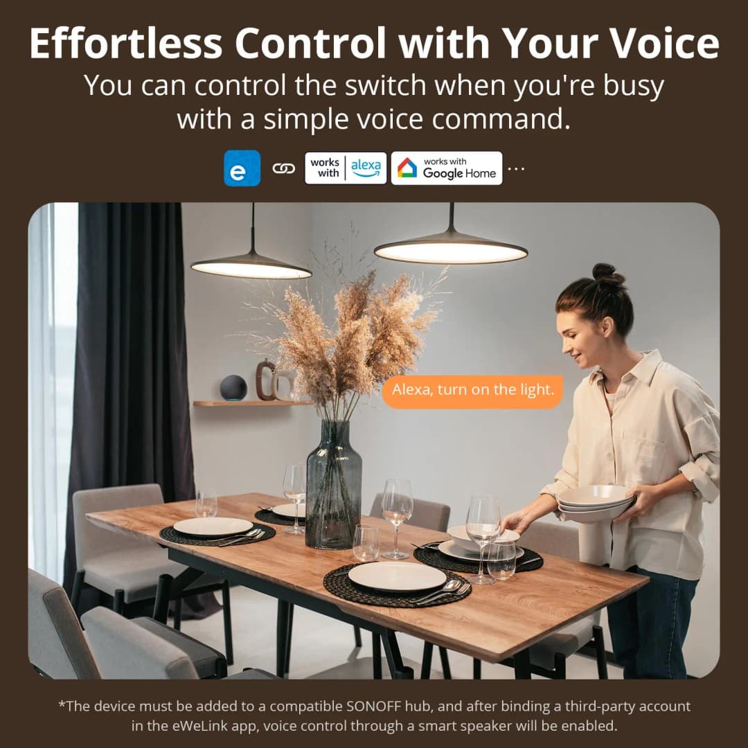 سونوف ZBM5 نوع 80/86 مفتاح حائط ذكي يعمل بتقنية زيجبي يدعم بدون سلك محايد وسلك محايد وضع فصل الريلاي يعمل مع مساعد المنزل - 6