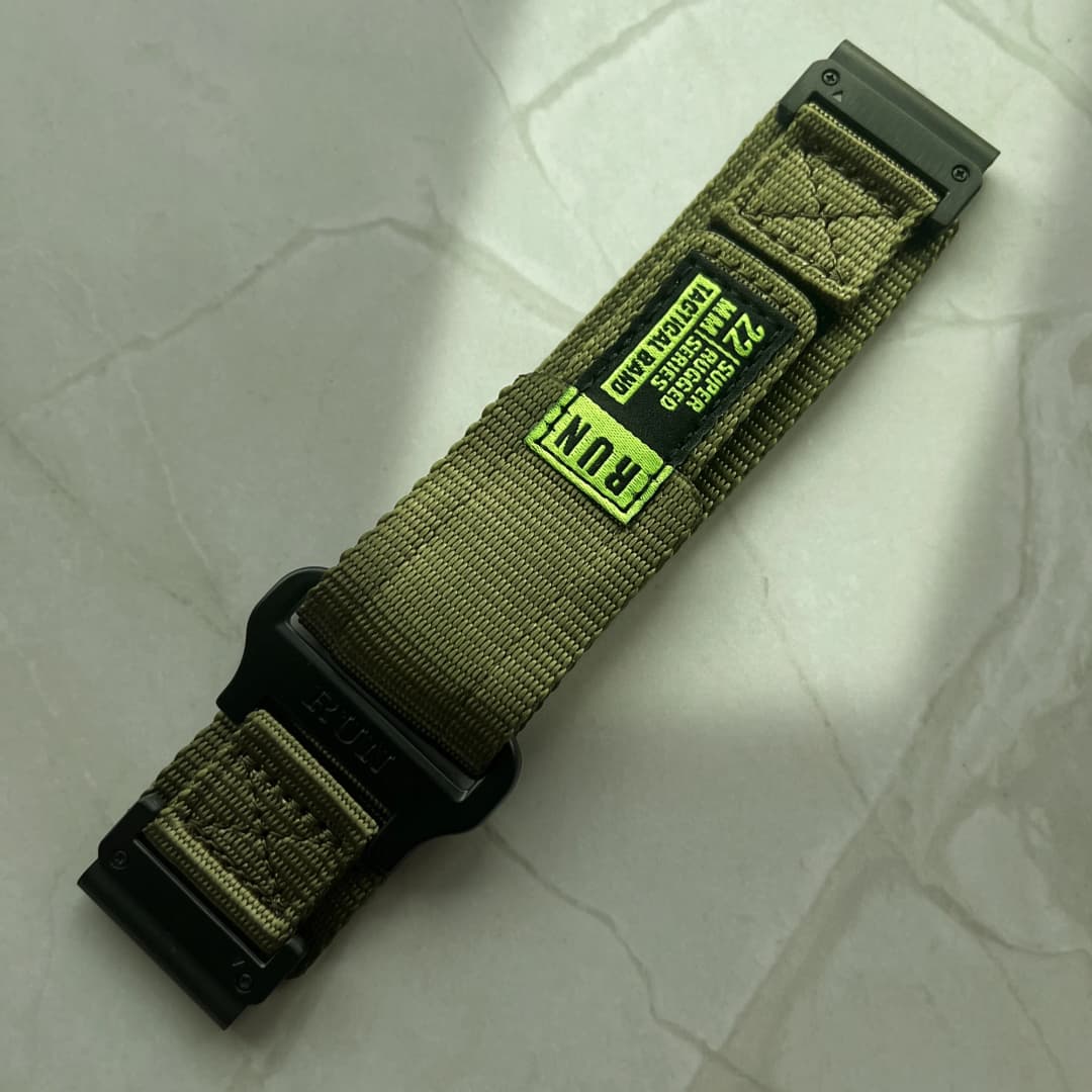22 26MM Garmin Quick Fit Nylon Watchband Strap for Fenix 7/7Pro/7X/6X/6 Pro/5X/5 Plus6 Replaceable Bracelet Enduro 2 Belt - 3