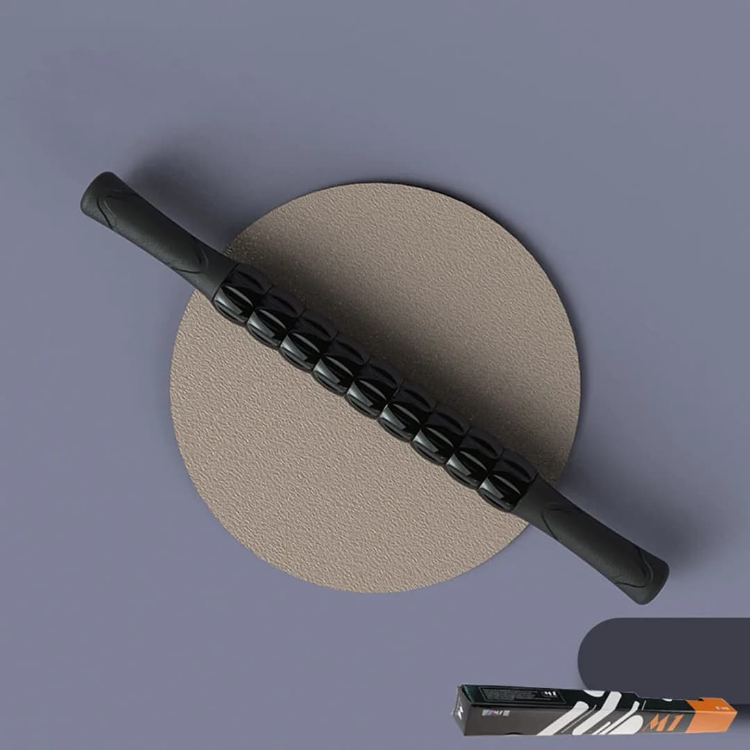 Gear Massage Stick Yoga Deep Muscle Relaxation Massage Shaft Personal Training Fascia Roller Plastic Roller Stick Shaft Fitness - 4