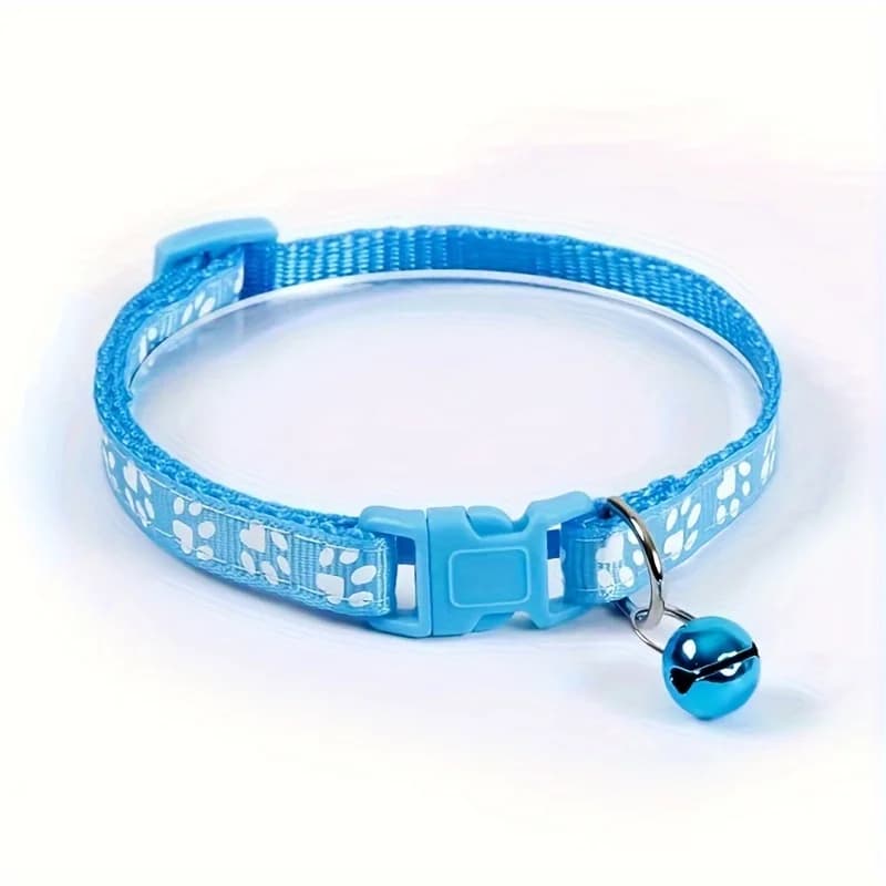 Fashion Pet Cats Collar Colorful Pattern Cute Bell Adjustable Collars For Cats Kitten DIY Ring Necklace Pet Accessories - 4